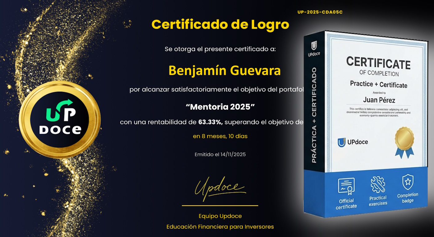 Certificado premium y práctica - UPdoce